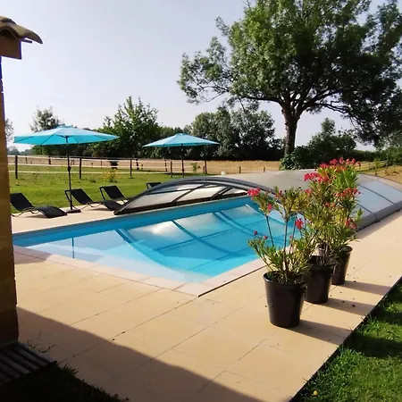 Authentique Avec Piscine, Cheminee Et Etang Prive A - Proche Bergerac - Fr-1-616-205 Landhaus